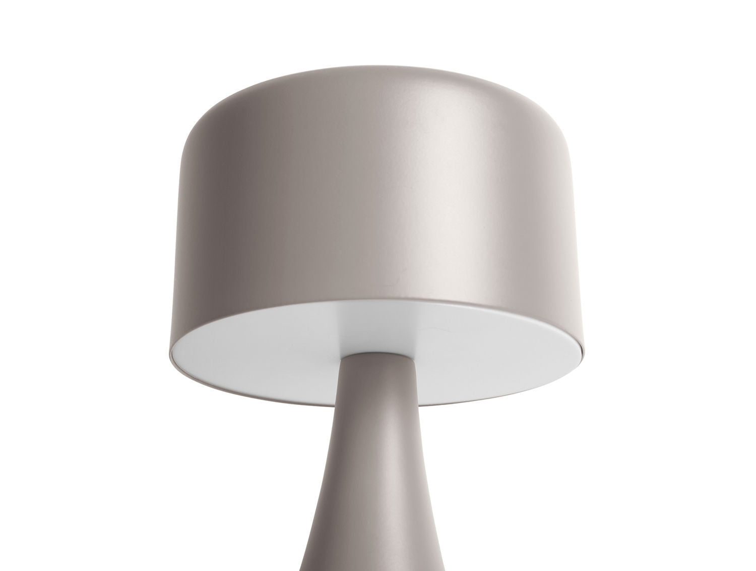 Leitmotiv Bordlampe Nora jern mat varm grå LED