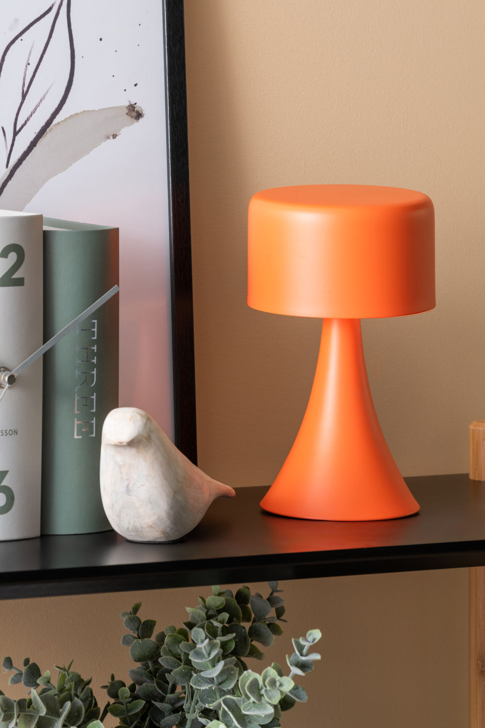 Leitmotiv Bordlampe Nora jern lys orange LED
