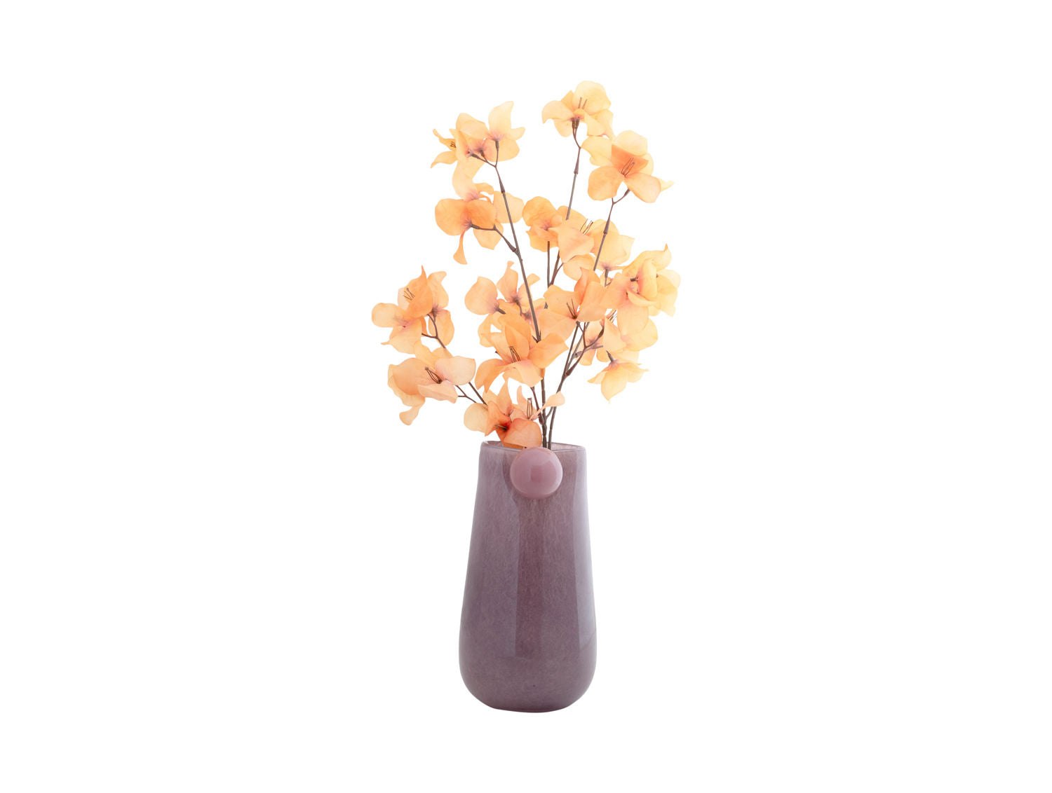 nutid Vase Bolita glas medium blød lilla m. blød pink