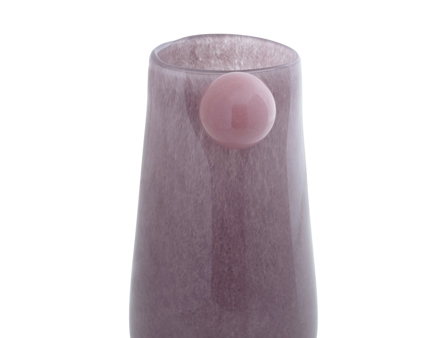 nutid Vase Bolita glas medium blød lilla m. blød pink