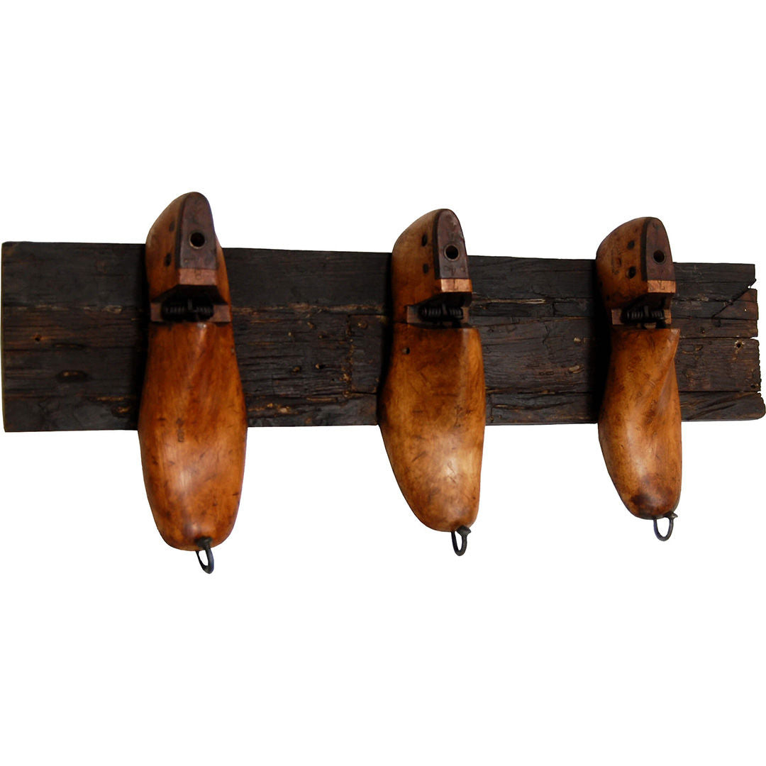 Trademark Living Shoe knagerække med 3 skolæste