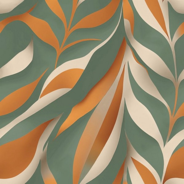 Selvklæbende folie boho leaves 45x200 cm