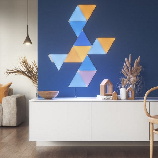Nanoleaf Shapes LED Triangles Starter Kit 9 paneler