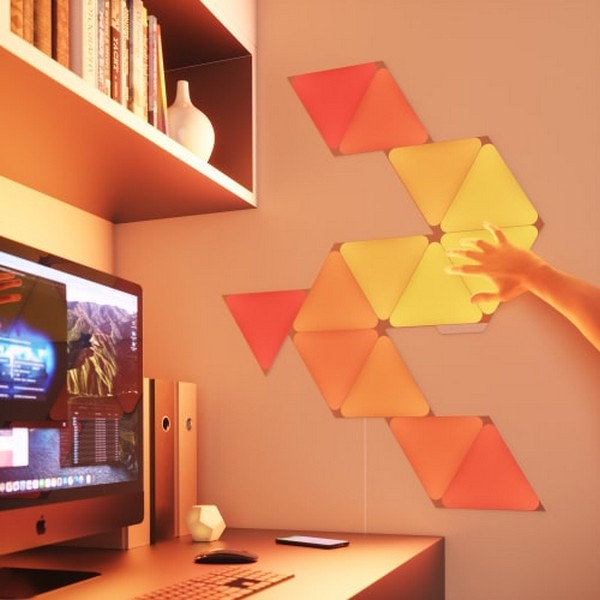 Nanoleaf Shapes LED Triangles Starter Kit 9 paneler
