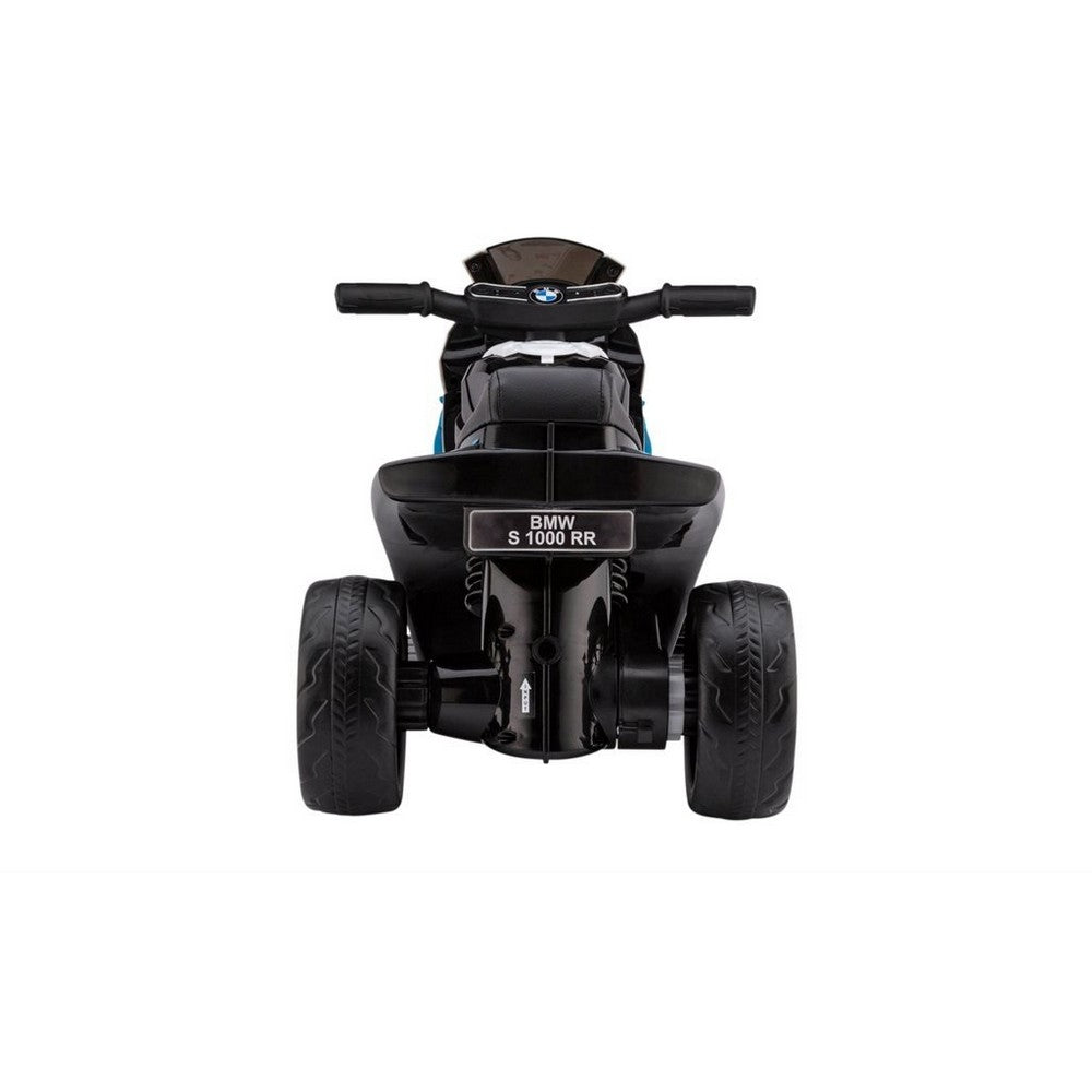 BMW S1000 motorcykel 6V med lædersæde blå