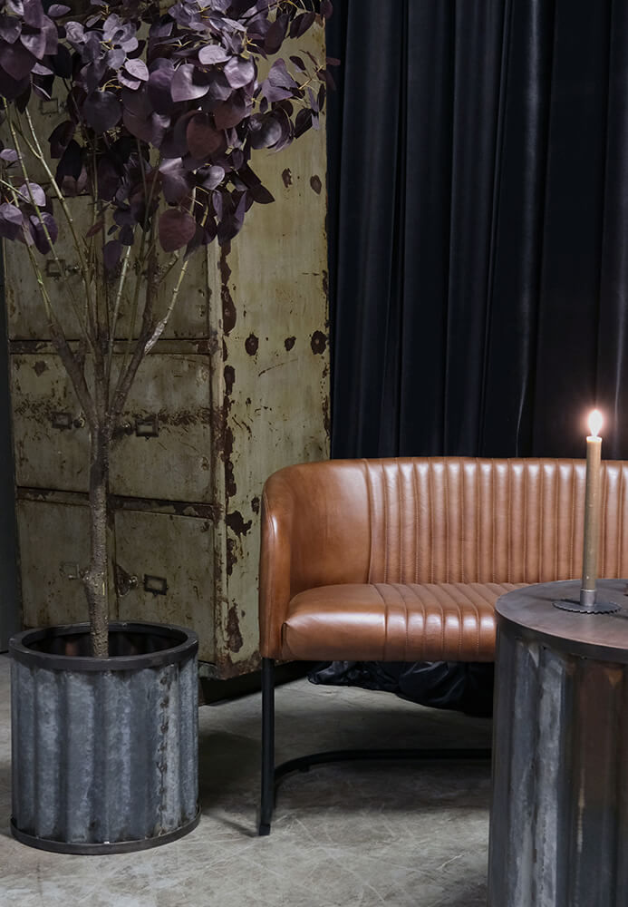 Trademark Living Jernkrukke / sidebord - Sæt af 2 stk