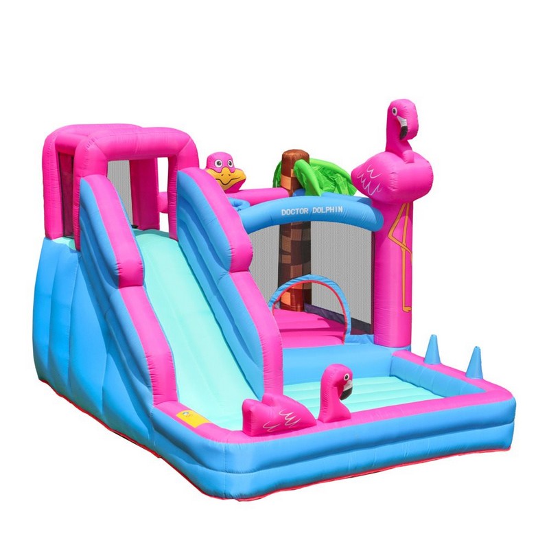 Flamingo Hoppeborg inkl. 450 watt blæser