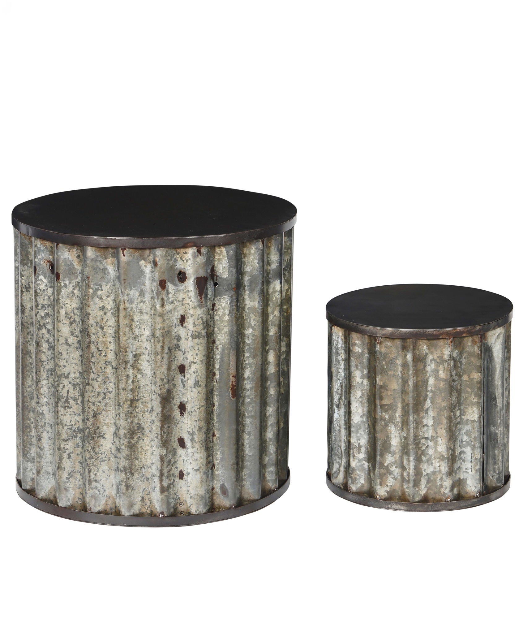 Trademark Living Jernkrukke / sidebord - Sæt af 2 stk