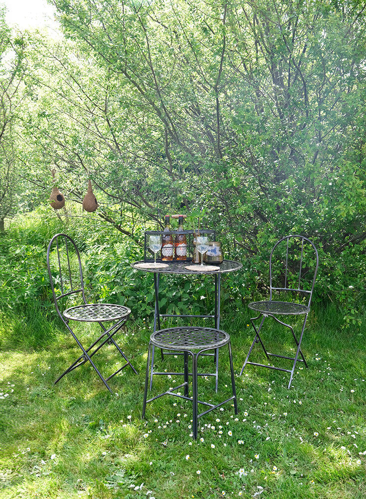 Trademark Living Milton rund dækkeserviet - ø 20 cm