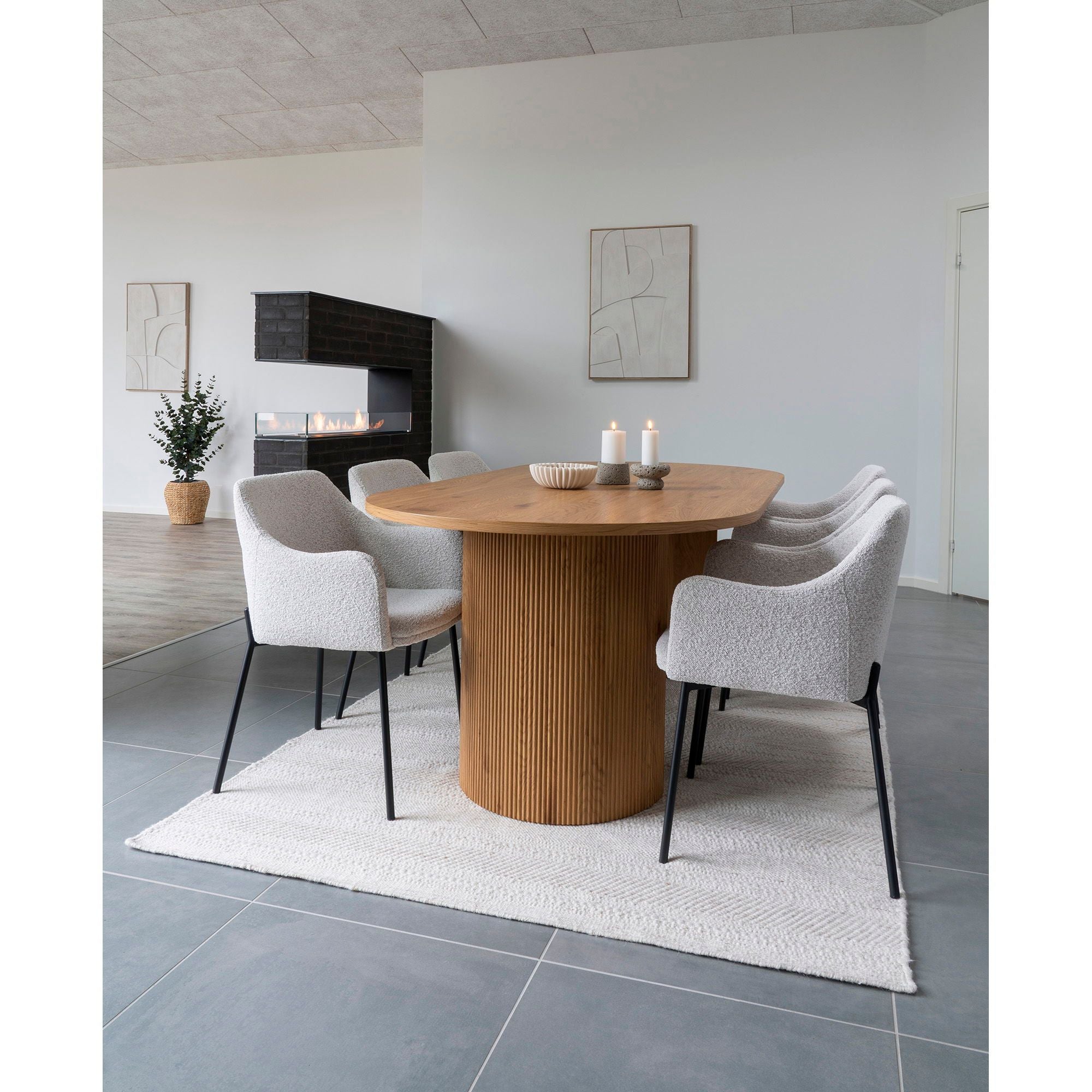 House Nordic Madeline Relief Vægdekoration