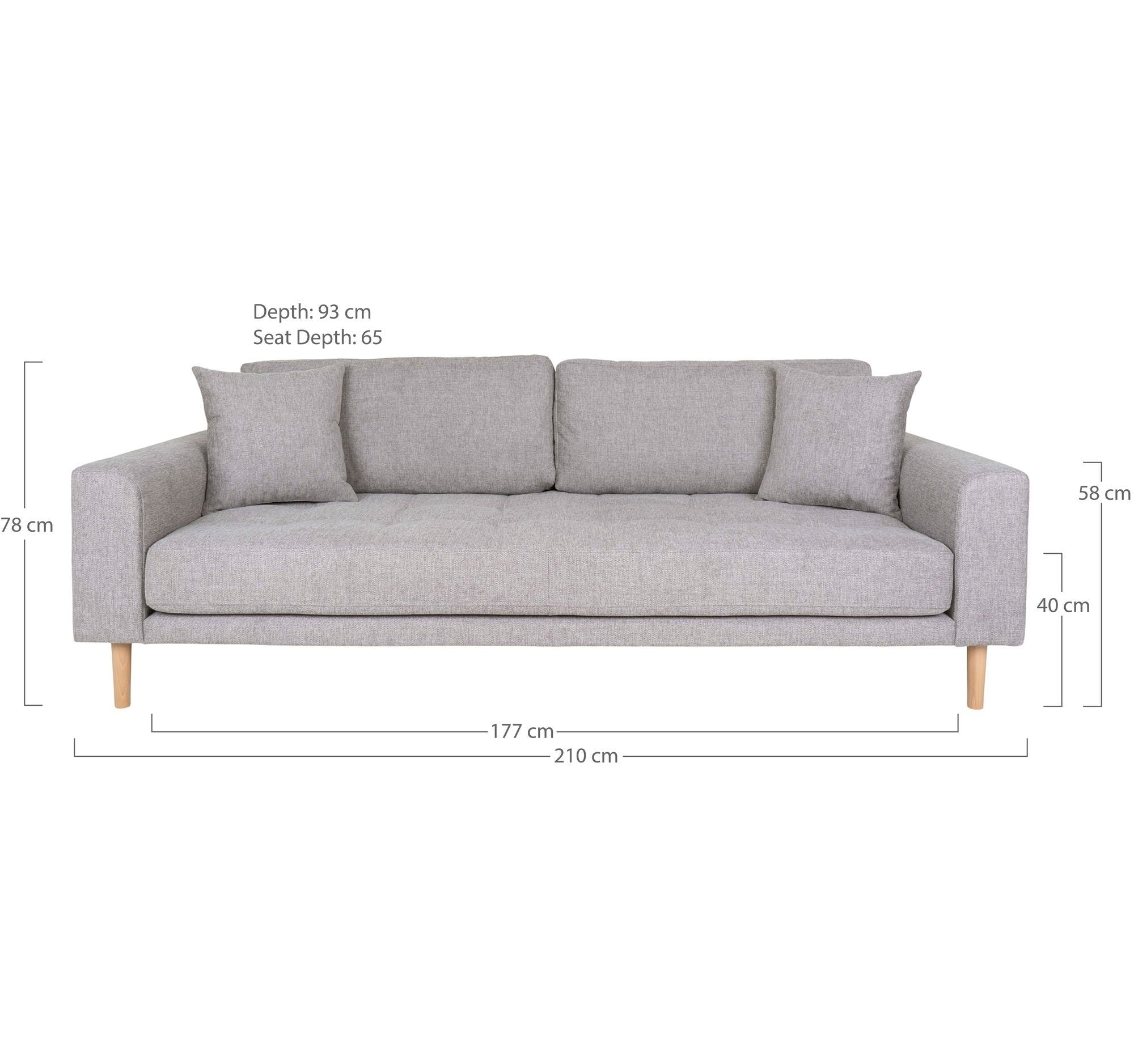 House Nordic Lido 3 Personers Sofa