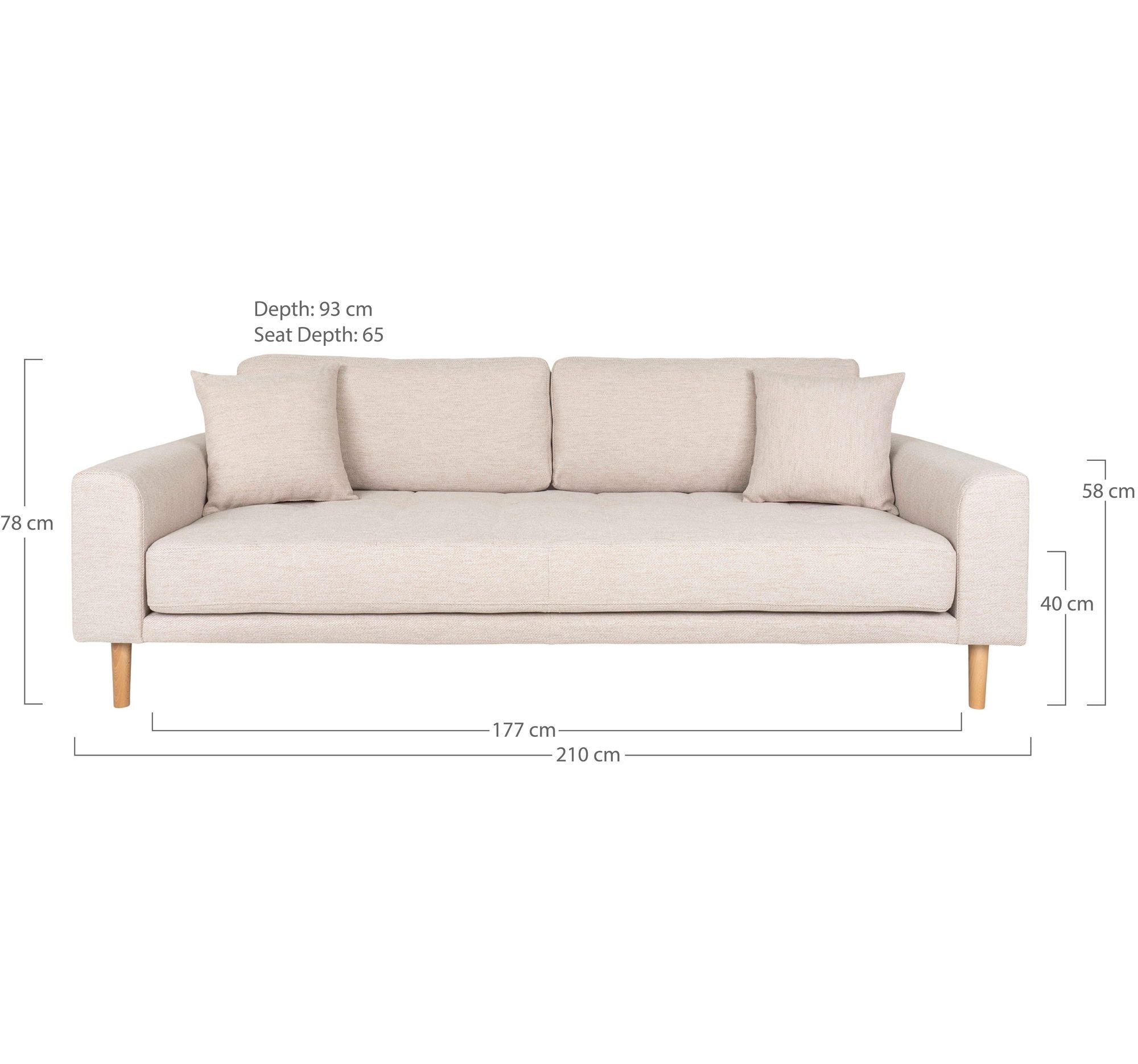 House Nordic Lido 3 Personers Sofa