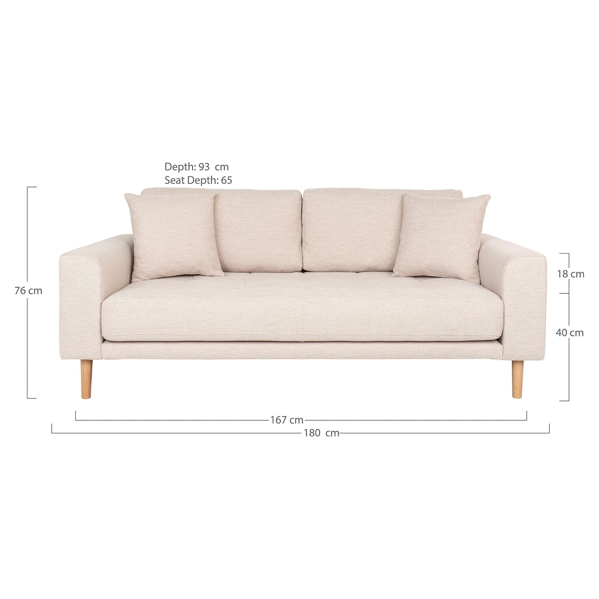 House Nordic Lido 2,5 Personers Sofa