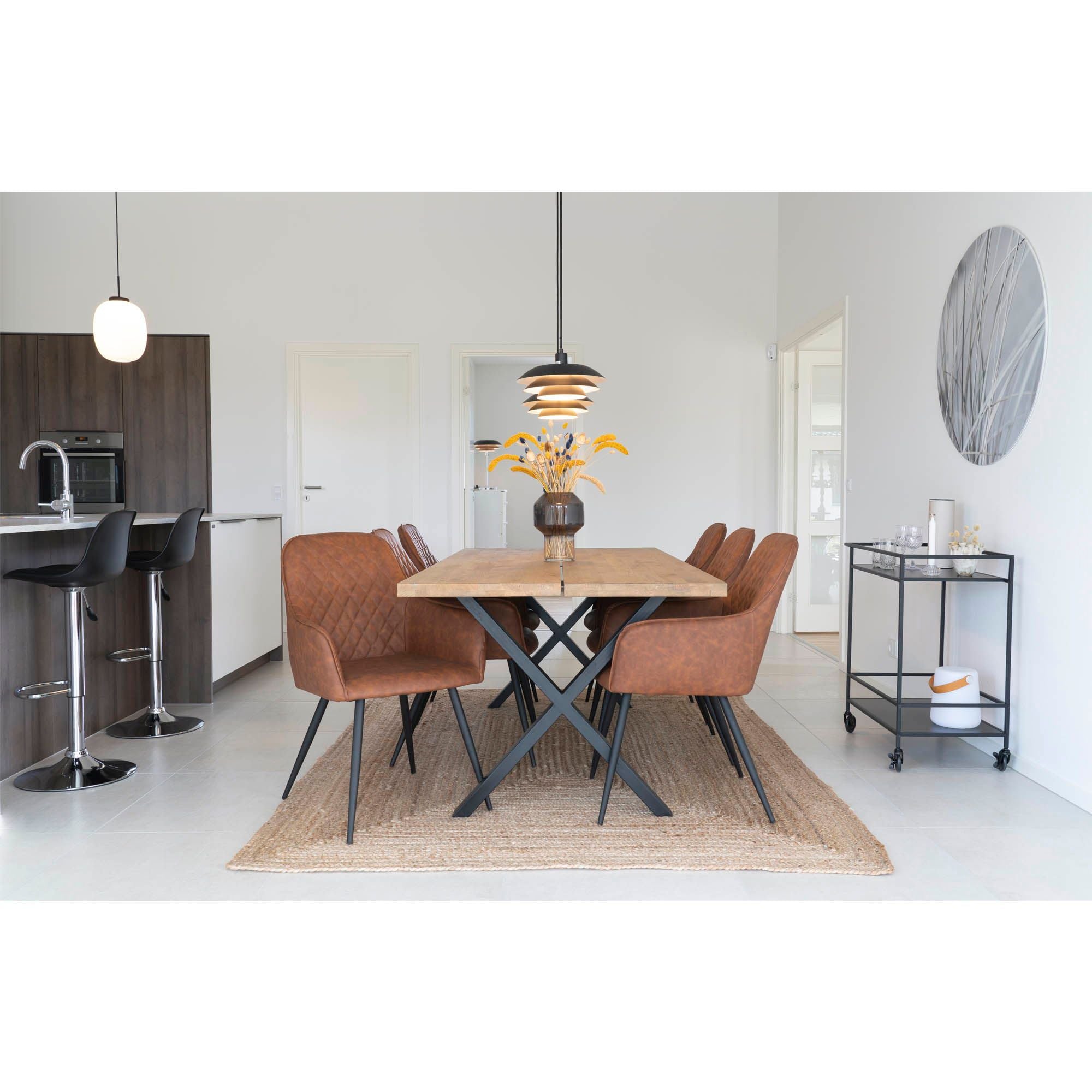 House Nordic Harbo Spisebordsstol - sæt af 2