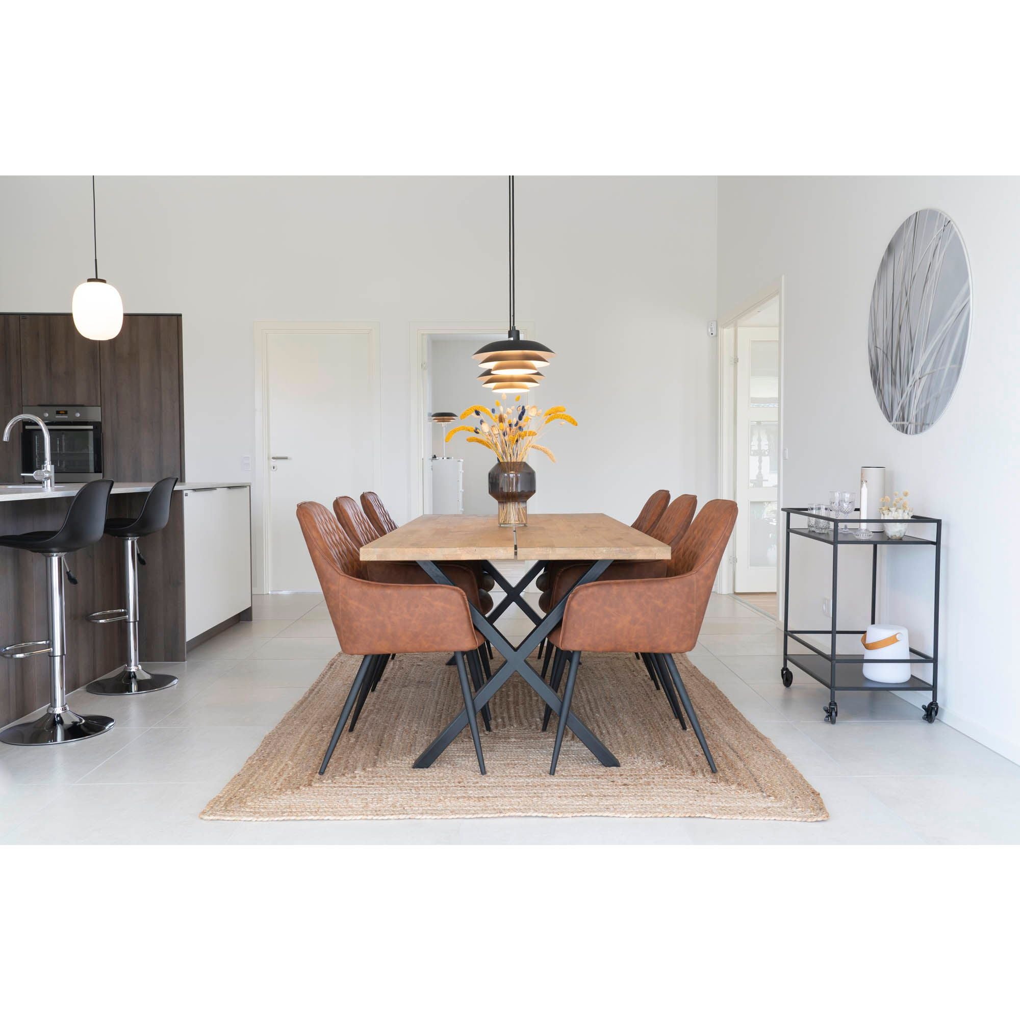 House Nordic Harbo Spisebordsstol - sæt af 2