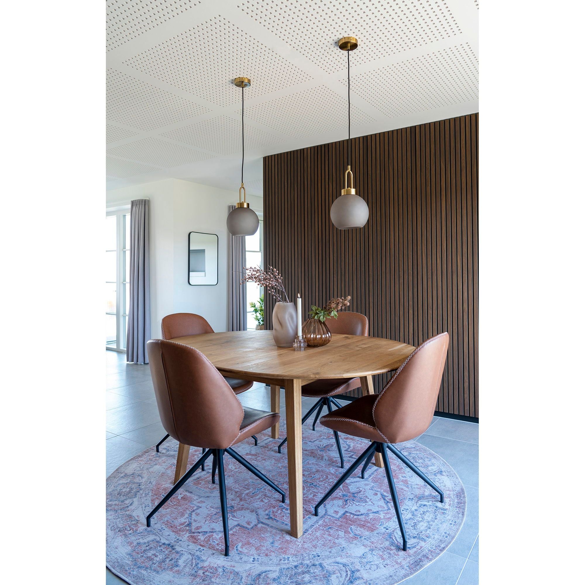 House Nordic Monte Carlo Spisebordsstol med Drejefod - sæt af 2