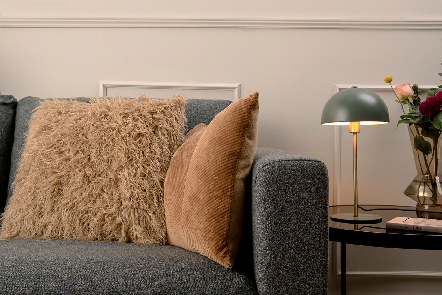 Leitmotiv Bordlampe Motorhjelm metal jungle green