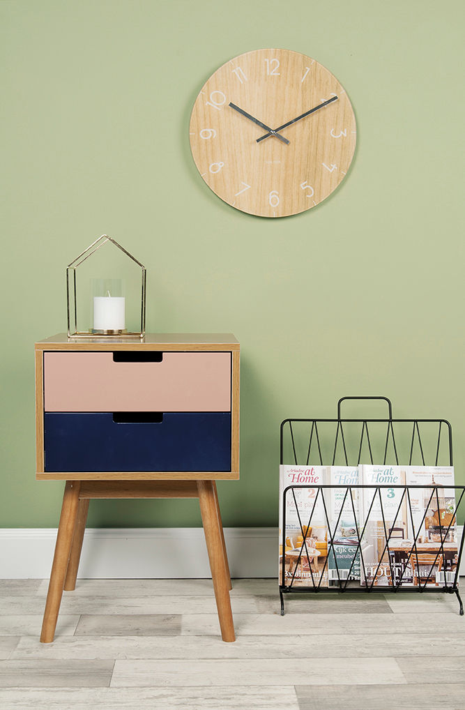 nutid Magasinhylde Diamond Raster metal mat sort