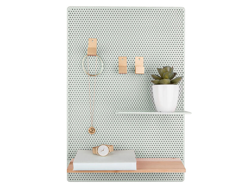 nutid Memo board Perky Mesh jerngrå jade