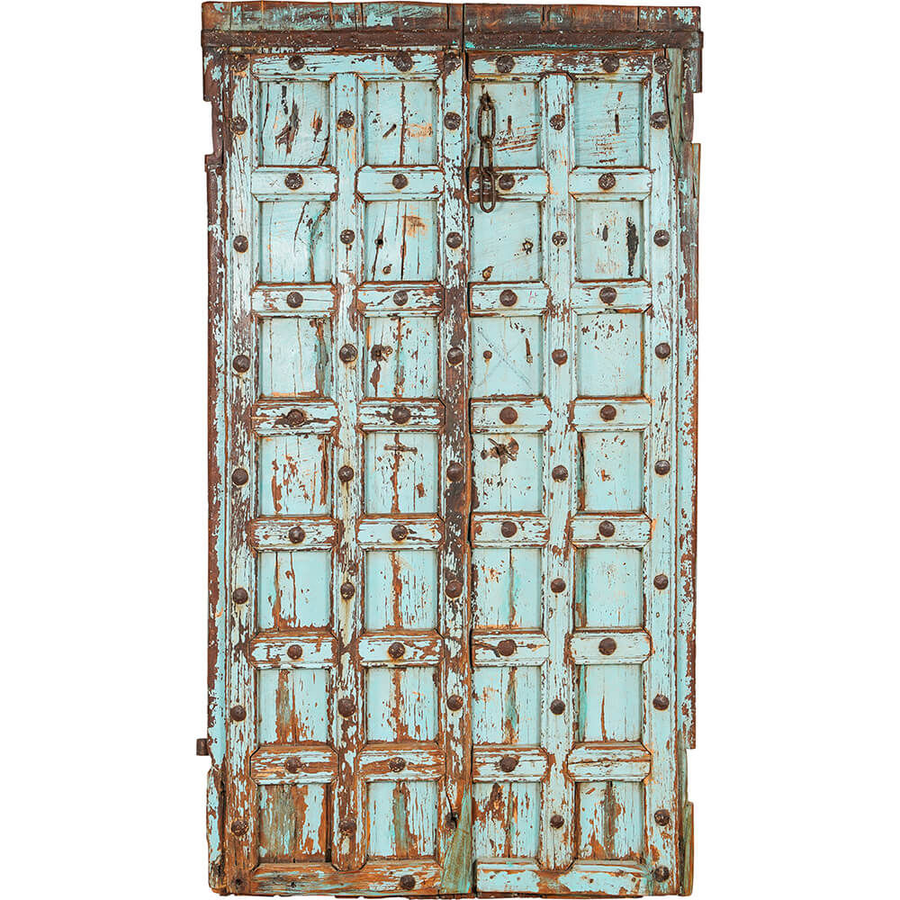 Trademark Living Rå blå trædør