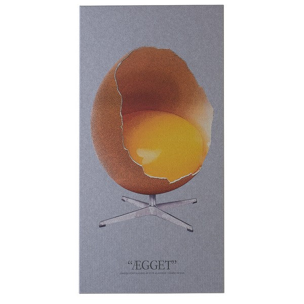 Akustikbillede Ægget lys grå 9x600x1200 mm