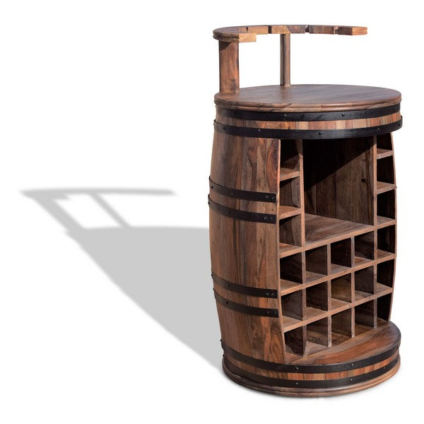 Barskab vintønde Rosey-X mørk Ø55x80 cm