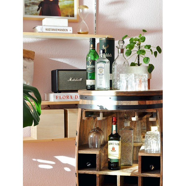 Barskab vintønde Rosey Raw-Say Ø55x80 cm