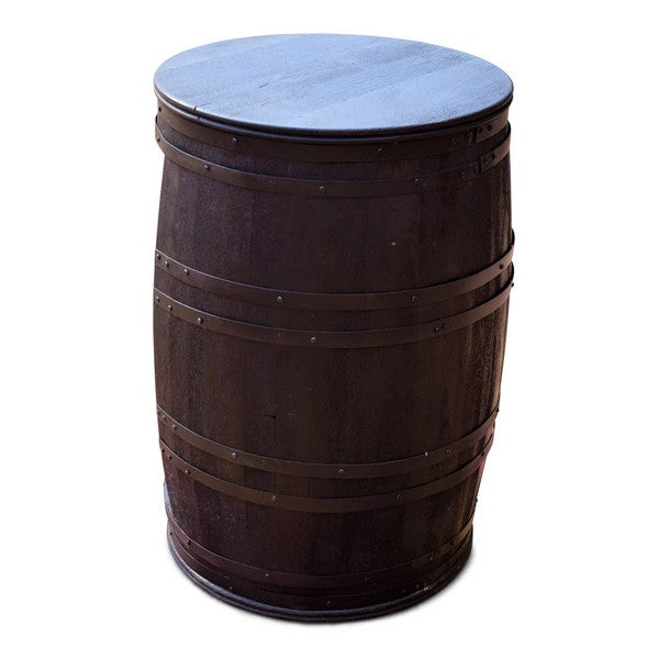 Barskab vintønde Rosey-black Ø65x90 cm