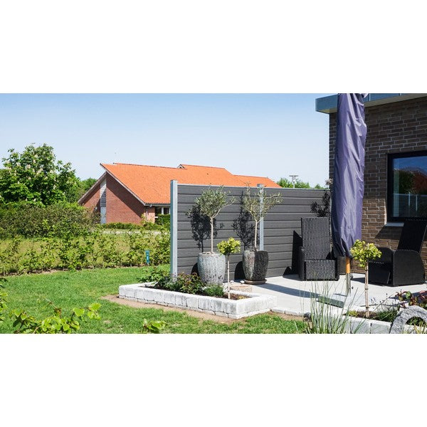 Kirkedal komposithegn K2 Black 25x150x1800 mm