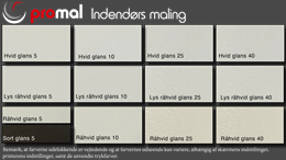 Promal - Lys råhvid maling til træ og metal glans 40 - 3 liter - S0500-N vandbaseret