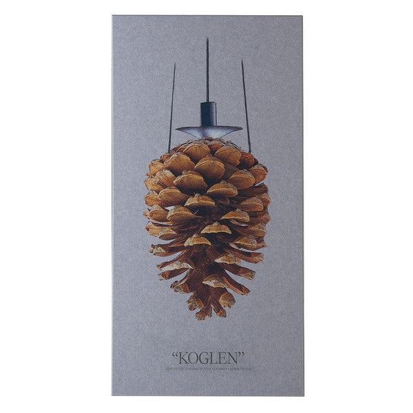 Akustikbillede Koglen lys grå 9x600x1200 mm