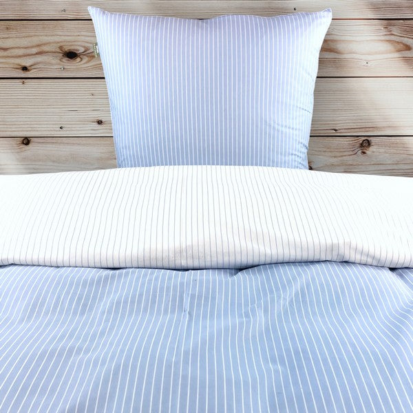 By Skagen sengetøj Lise renforcé bomuld lyseblå 140x200 cm