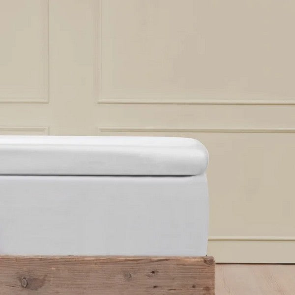 By Skagen toplagen 140x200x10+10 cm hvid vævet i 100% bomuldssatin