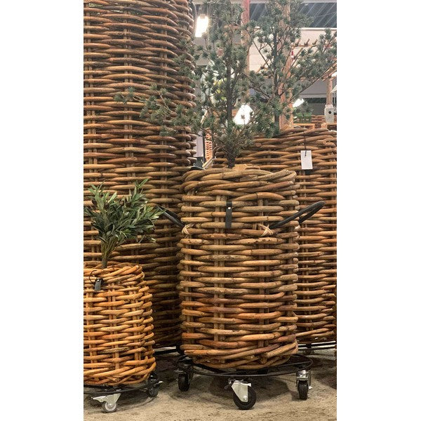Maxi Rund Rattankurv Ø45xH66 cm