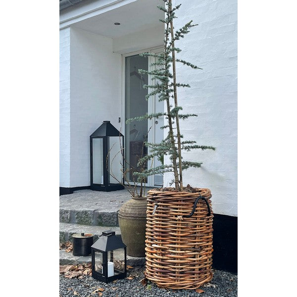 Maxi Rund Rattankurv Ø45xH66 cm
