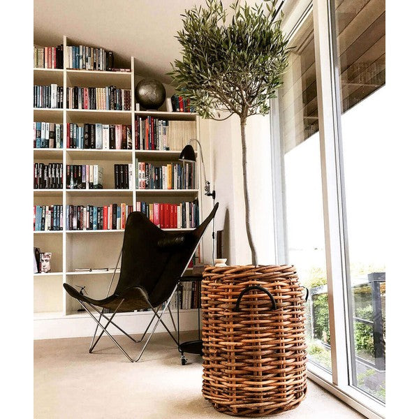 Maxi Rund Rattankurv Ø45xH66 cm