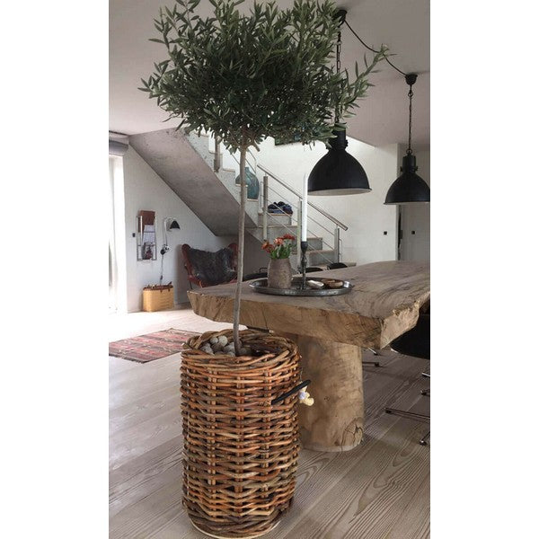 Maxi Rund Rattankurv Ø45xH66 cm