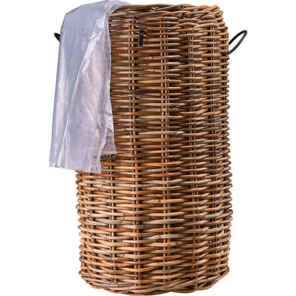 Mammut Rund Rattankurv Ø85xH150 cm
