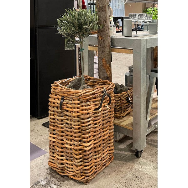 Maxi Firkantet Rattankurv L41xB41xH66 cm