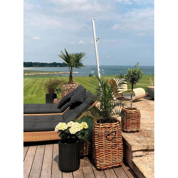 Maxi Firkantet Rattankurv L41xB41xH66 cm