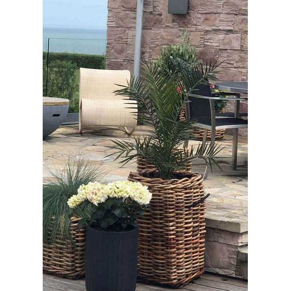 Maxi Firkantet Rattankurv L41xB41xH66 cm