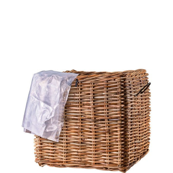 Magnum Low Firkantet Rattankurv L107xB107xH100 cm
