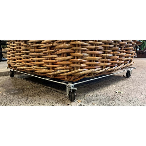 Magnum Low Firkantet Rattankurv L107xB107xH100 cm