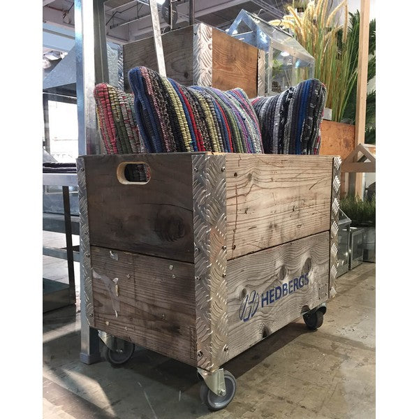 Ølkasse 2 Lag m Hjul L55xB36xH48,5 cm