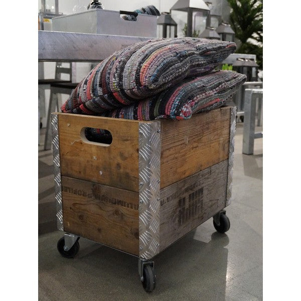 Ølkasse 2 Lag m Hjul L55xB36xH48,5 cm