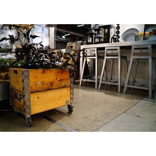 Ølkasse 2 Lag m Hjul L55xB36xH48,5 cm