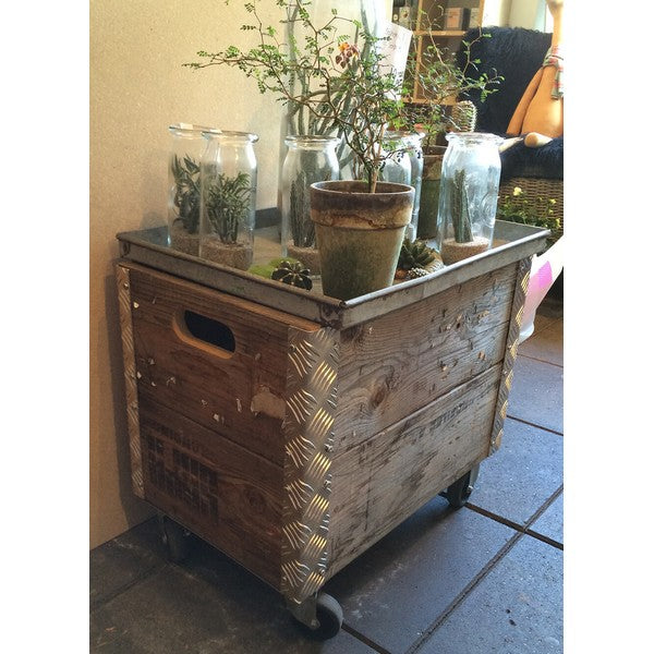 Ølkasse 2 Lag m Hjul L55xB36xH48,5 cm