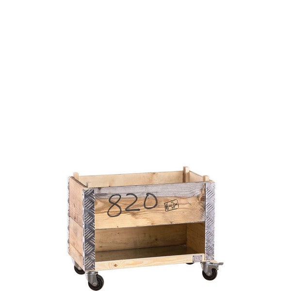 Kasse t/Væksthus 2 Lag (m opbevaringsrum) L62,5xB32,5xH48,5 cm