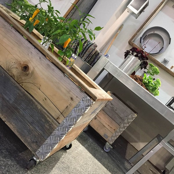 Kapilærkasse m Hjul (smal topramme) L91xB51,5xH48,5 cm