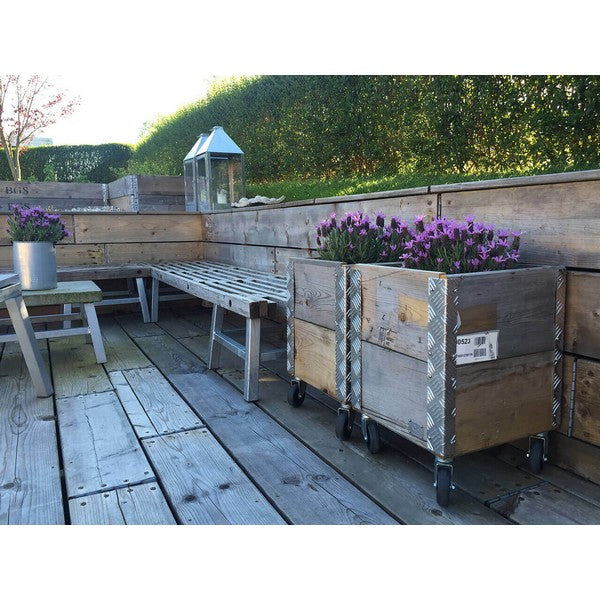 Quadro Kasse 2 Lag m Hjul L36xB36xH48,5 cm